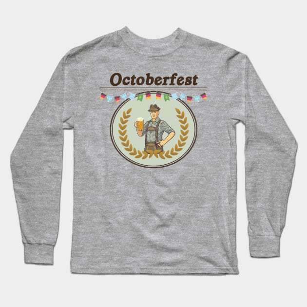 Octoberfest Long Sleeve T-Shirt by ShawnaMac